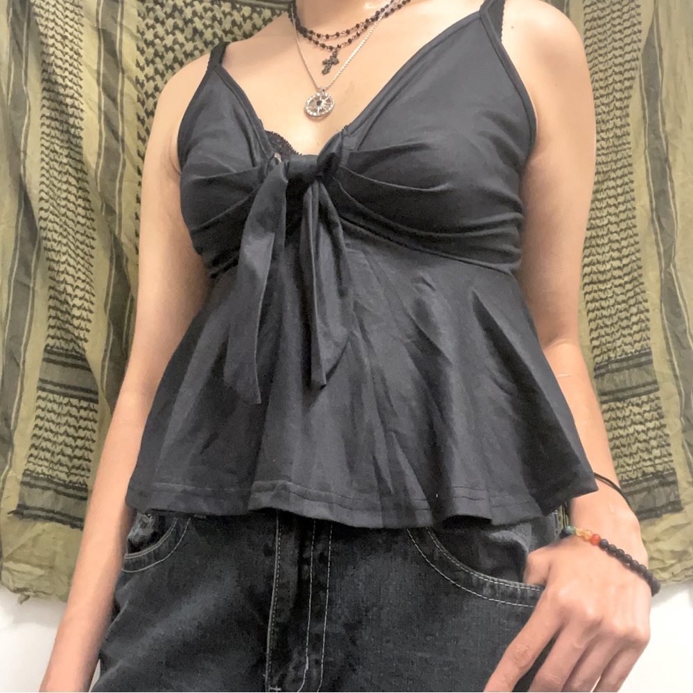 Large Huhot flowy cami top, cute tank top, airy tanktop